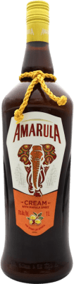 24,95 € Envio grátis | Creme de Licor Amarula África do Sul 1 L