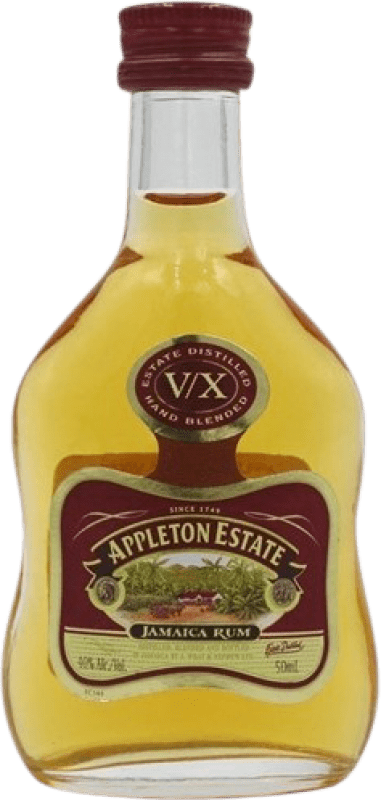 6,95 € 送料無料 | ラム Appleton Estate VX ジャマイカ ミニチュアボトル 5 cl