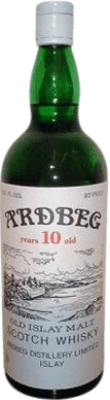 3 934,95 € Kostenloser Versand | Whiskey Single Malt Ardbeg Etiqueta Blanca Sammlerexemplar Schottland Großbritannien 10 Jahre Flasche 70 cl