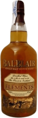 ウイスキーシングルモルト Balblair Elements コレクターの標本 70 cl