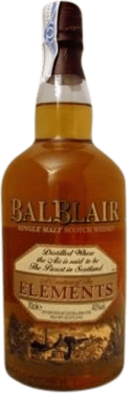 31,95 € Kostenloser Versand | Whiskey Single Malt Balblair Elements Sammlerexemplar Schottland Großbritannien Flasche 70 cl