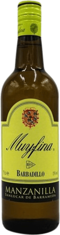 7,95 € Envoi gratuit | Vin Fortifié Barbadillo Muy Fina D.O. Manzanilla-Sanlúcar de Barrameda Espagne Bouteille 75 cl