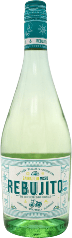 12,95 € Spedizione Gratuita | Liquori Barbadillo Rebujito Spagna 75 cl Hierbabuena — Menta Verde, Lima, Limón — Limone, Manzanilla — Camomilla