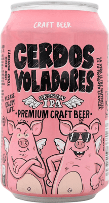 2,95 € Free Shipping | Beer Barcelona Beer Cerdos Voladores Spain Can 33 cl