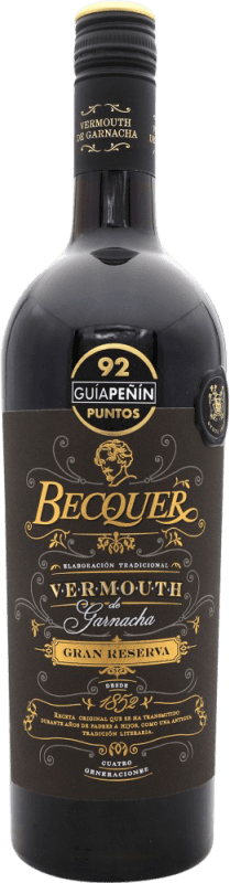 19,95 € Envío gratis | Vermut Bodegas Escudero Bécquer Gran Reserva España Botella 75 cl