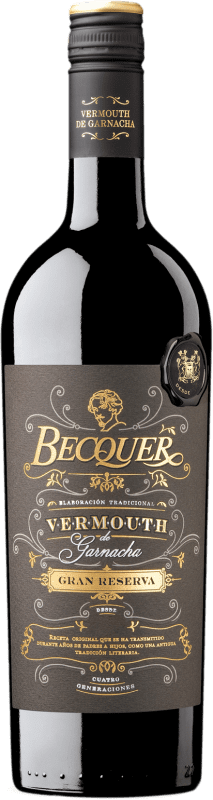 16,95 € Envío gratis | Vermut Bodegas Escudero Bécquer Gran Reserva España Botella 75 cl