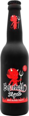 4,95 € Envio grátis | Cerveja Belzebuth Triple Black França Garrafa Terço 33 cl