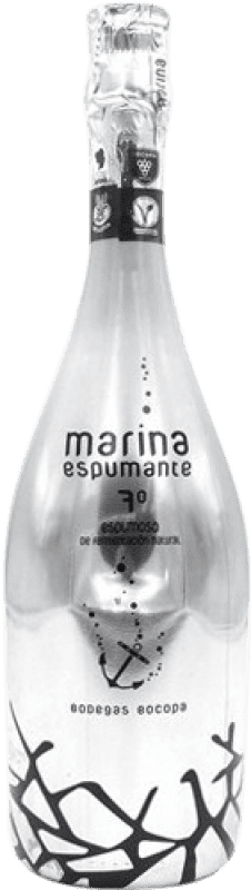 6,95 € Бесплатная доставка | Белое игристое Bocopa Marina Espumante D.O. Alicante Испания бутылка 75 cl