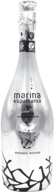 7,95 € 送料無料 | 白のスパークリングワイン Bocopa Marina D.O. Alicante スペイン 75 cl