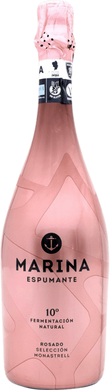 6,95 € Envío gratis | Espumoso rosado Bocopa Marina Espumante Rosado D.O. Alicante España Botella 75 cl