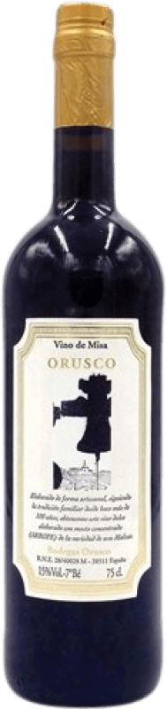 6,95 € Envio grátis | Vinho Tinto Orusco Vino Santo Consagración de Misa — Vinho Santo Consagração Missa D.O. Vinos de Madrid Espanha 75 cl