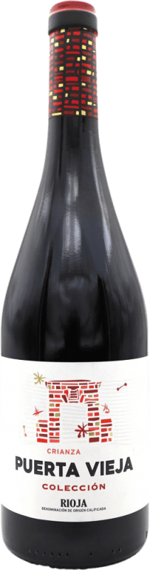 9,95 € Kostenloser Versand | Rotwein Bodegas Riojanas Puerta Vieja Crianza — Kurze Fassreifung D.O.Ca. Rioja Spanien Flasche 75 cl