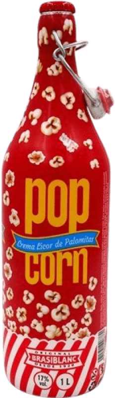 19,95 € 免费送货 | 利口酒霜 Brasiblanc Palomitas Pop Corn 西班牙 瓶子 1 L