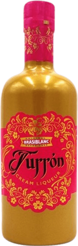 10,95 € Free Shipping | Liqueur Cream Brasiblanc Turrón Spain Bottle 70 cl