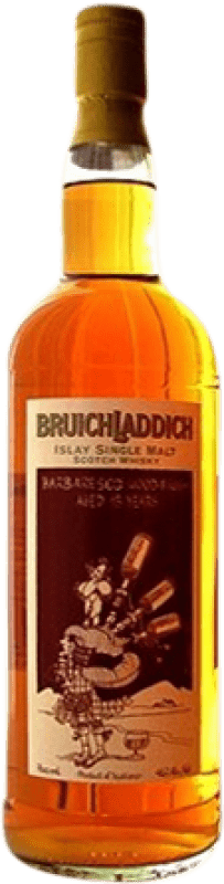 533,95 € Envio grátis | Whisky Single Malt Bruichladdich Barbaresco Wood Finish Espécime de Colecionador Escócia Reino Unido 15 Anos Garrafa 70 cl