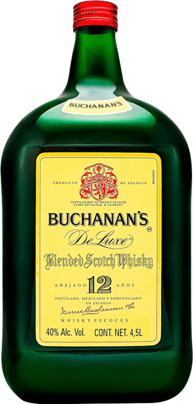 259,95 € Envío gratis | Whisky Blended Buchanan's Escocia Reino Unido 12 Años Botella Especial 4,5 L