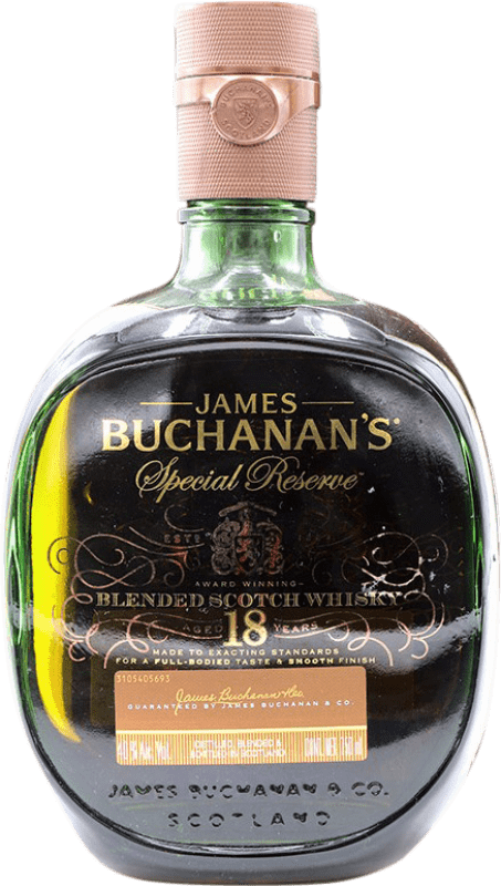 211,95 € Spedizione Gratuita | Whisky Blended Buchanan's Scozia Regno Unito 18 Anni Bottiglia 70 cl