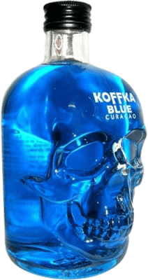 17,95 € 送料無料 | キュラソー Campeny Koffka Blue — ブルーエディション スペイン ミディアムボトル 50 cl Vodka — ウォッカ