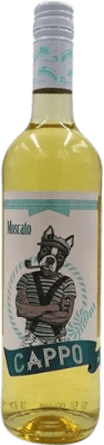 6,95 € Envio grátis | Vinho branco Cappo D.O. La Mancha Castela-Mancha Espanha Mascate Garrafa 75 cl