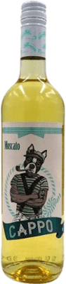 3,95 € Envio grátis | Vinho branco Cappo D.O. La Mancha Castela-Mancha Espanha Mascate Garrafa 75 cl