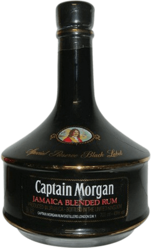 478,95 € Free Shipping | Rum Captain Morgan Black Label Special Reserve Jamaica Bottle 70 cl