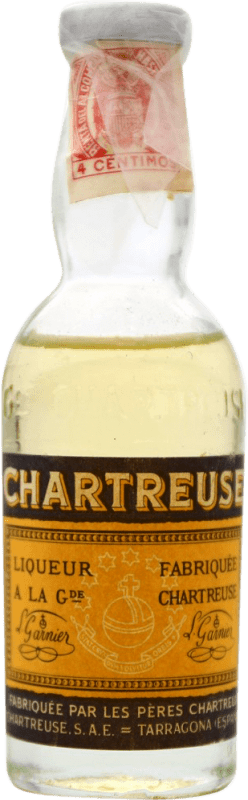 228,95 € Envio grátis | Licores Chartreuse Amarillo Espécime de Colecionador França Garrafa Miniatura 5 cl