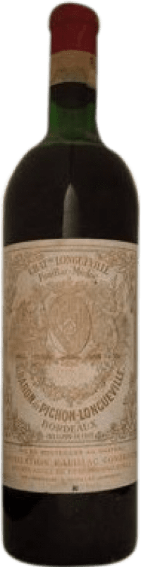 331,95 € Envío gratis | Vino tinto Château Pichon Baron Longueville Ejemplar Coleccionista 1970 A.O.C. Pauillac Francia Botella 75 cl