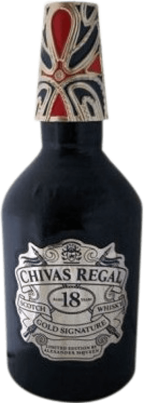 2 169,95 € Envío gratis | Whisky Blended Chivas Regal Edición Alexander McQueen Escocia Reino Unido 18 Años Botella 70 cl