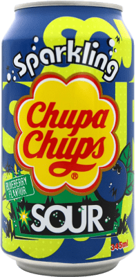 3,95 € 免费送货 | 饮料和搅拌机 Chupa Chups Blueberry 西班牙 铝罐 33 cl