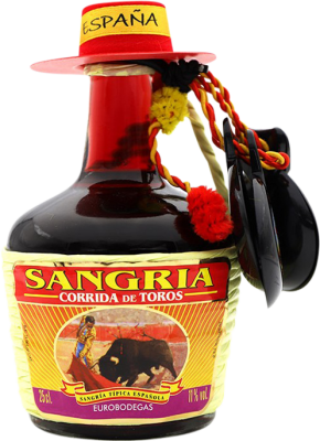 8,95 € Envio grátis | Sangria Limonada de Vinho Corrida de Toros Espanha Garrafinha 25 cl