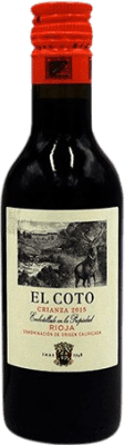 3,95 € Free Shipping | Red Wine Coto de Rioja Crianza — Aged D.O.Ca. Rioja The Rioja Spain Small Bottle 18 cl