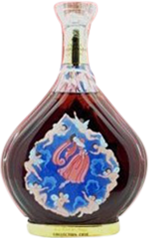 2 035,95 € Envio grátis | Cognac Conhaque Courvoisier Erte Nº 7 Espécime de Colecionador A.O.C. Cognac França Garrafa 70 cl