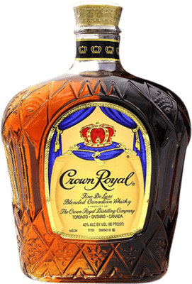 127,95 € 免费送货 | 威士忌混合 Crown Royal Canadian Los Angeles 加拿大 瓶子 70 cl