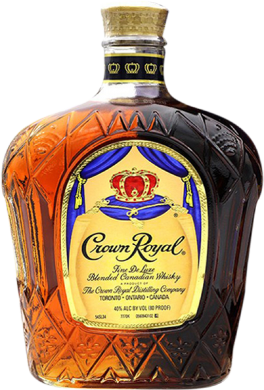 127,95 € Envío gratis | Whisky Blended Crown Royal Canadian Los Angeles Canadá Botella 70 cl