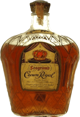 545,95 € 免费送货 | 威士忌混合 Crown Royal Canadian Seagram's 加拿大 瓶子 70 cl