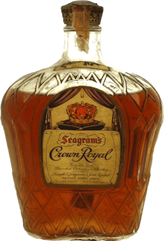 545,95 € Free Shipping | Whisky Blended Crown Royal Canadian Seagram's Canada Bottle 70 cl