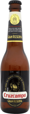1,95 € 送料無料 | ビール Cruzcampo グラン・レセルバ スペイン 1/3ボトル 33 cl