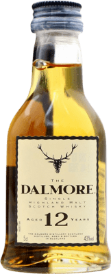 33,95 € Kostenloser Versand | Whiskey Single Malt Dalmore Sammlerexemplar Schottland Großbritannien 12 Jahre Miniaturflasche 5 cl