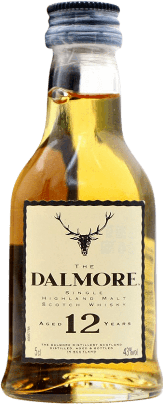 33,95 € 送料無料 | ウイスキーシングルモルト Dalmore コレクターの標本 スコットランド イギリス 12 年 ミニチュアボトル 5 cl
