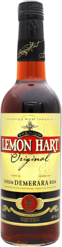 43,95 € Free Shipping | Rum Demerara Lemon Hart Collector's Specimen Guyana Bottle 70 cl