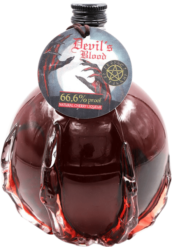 71,95 € Envío gratis | Licores Devil's Blood. Cereza España Botella 1 L