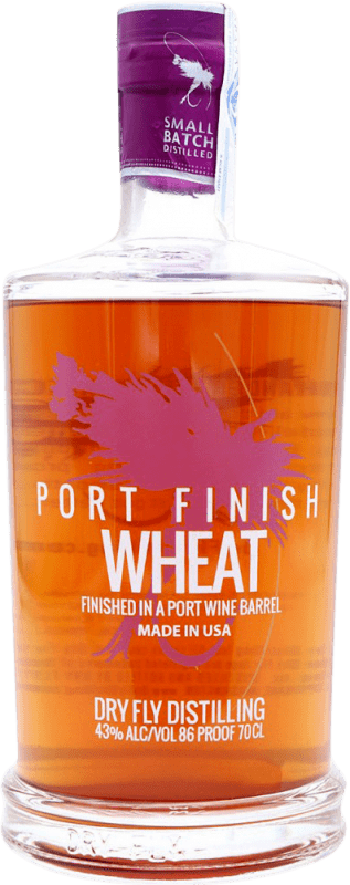 79,95 € Free Shipping | Whisky Bourbon Dry Fly Wheat Port Finish United States Bottle 70 cl