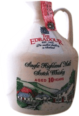 325,95 € Free Shipping | Single Malt Whisky Edradour Decanter, Ceramic Porcelain United Kingdom 10 Years 70 cl