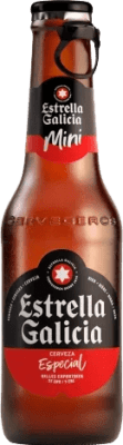 6,95 € Spedizione Gratuita | Scatola da 6 unità Birra Estrella Galicia Spagna Piccola Bottiglia 20 cl