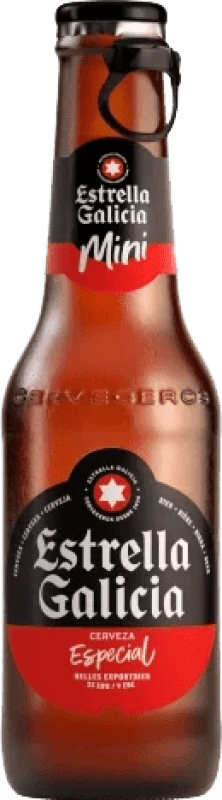 5,95 € Kostenloser Versand | 6 Einheiten Box Bier Estrella Galicia Spanien Kleine Flasche 20 cl