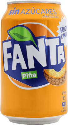 Soft Drinks Fanta 33 cl Piña — Pineapple