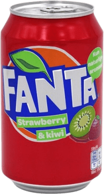 Напитки и миксеры Fanta Strawberry & Kiwi 33 cl