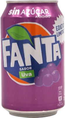 1,95 € Free Shipping | Soft Drinks & Mixers Fanta Uva Germany Can 33 cl