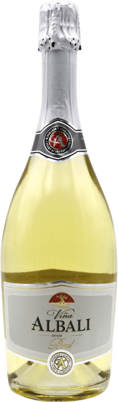 6,95 € Бесплатная доставка | Белое игристое вино Félix Solís Viña Albali Brut — брют Испания 75 cl