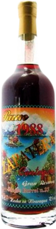 168,95 € Envío gratis | Ron Flor de Caña Zapatera Centenario Gran Reserva Nicaragua Botella 70 cl